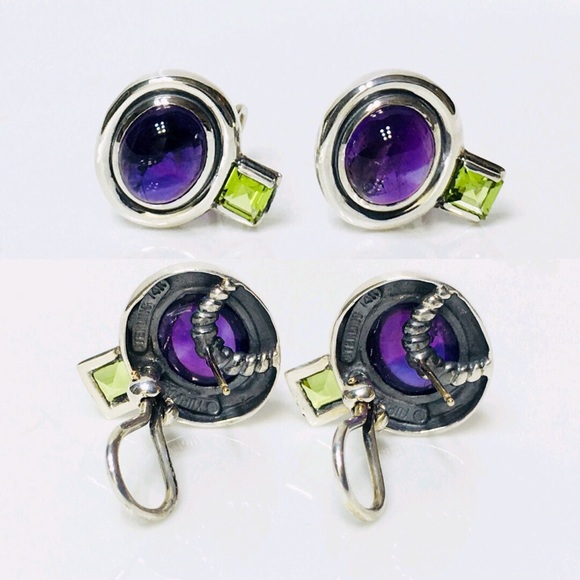 Classic David Yurman Renaissance Drop Earrings - Picture 4 of 8